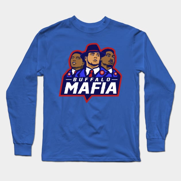 Buffalo Mafia Long Sleeve T-Shirt by Carl Cordes